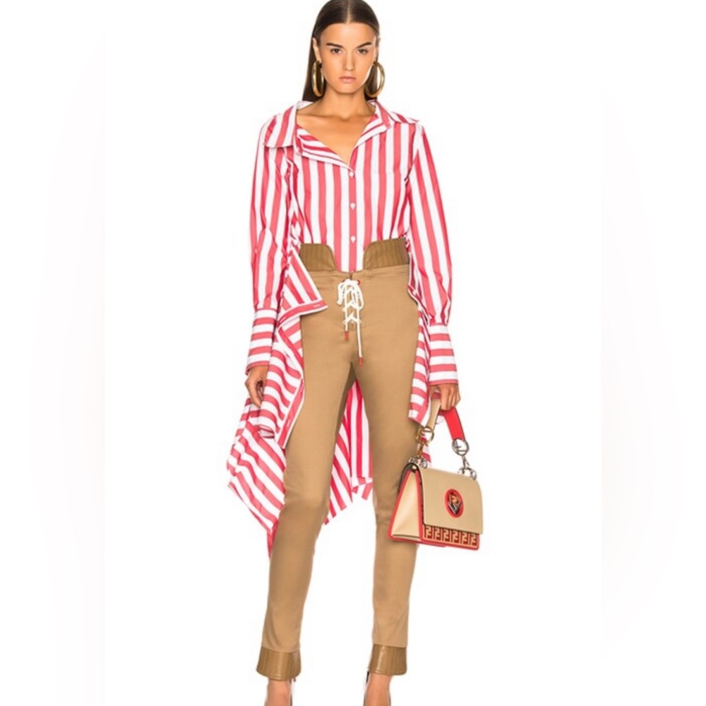 NWT Monse peplum asymmetrical top; size 6; never been worn